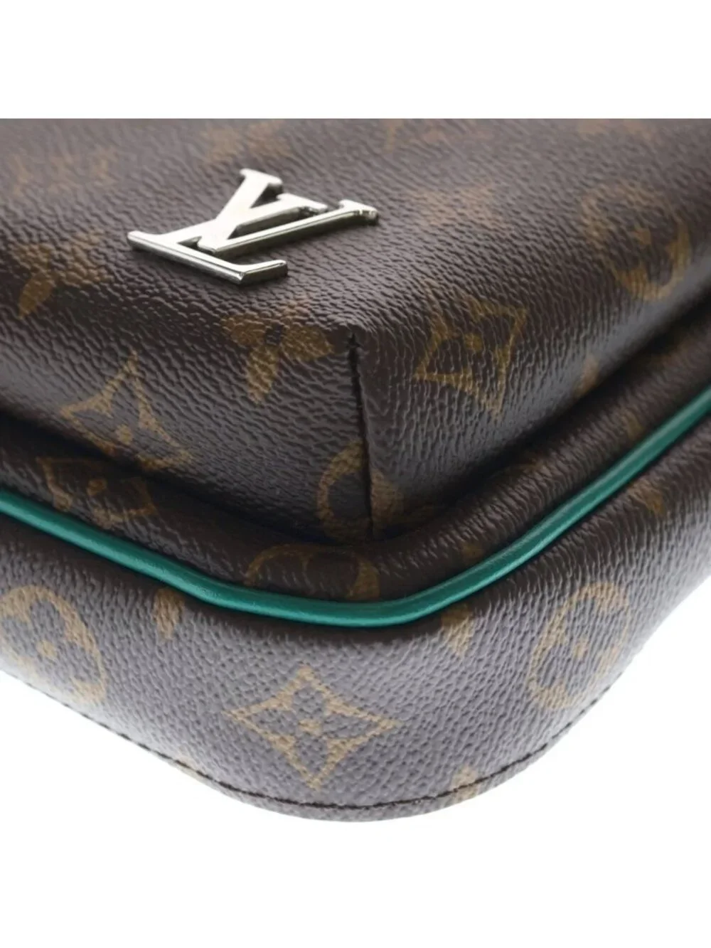 Louis Vuitton Monogram Macassar Avenue Sling Bag Leather Brown Green